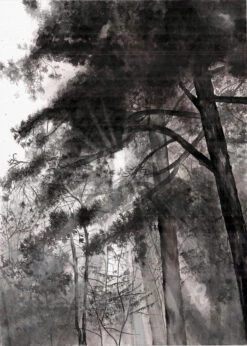 Où Danse L’éphémère - - Painting By -