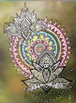 MANDALA SACRE - - Painting By -