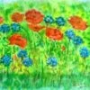 Fleurs Des Champs - - Painting By -