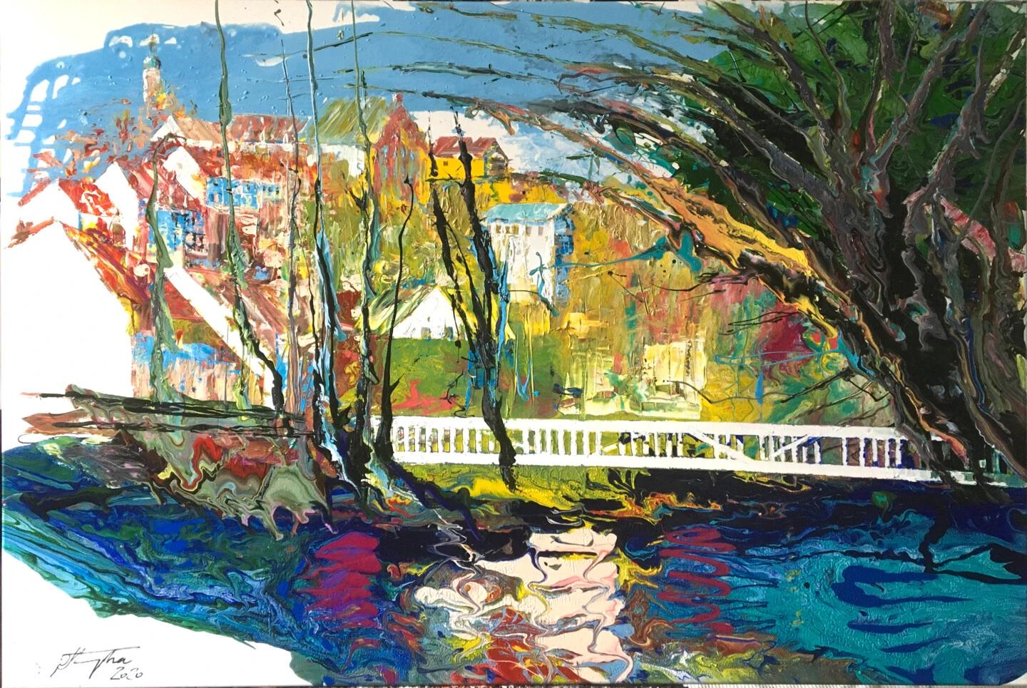 Die BRÜCKE - - Painting By - 3 Die BRÜCKE - - Painting By -