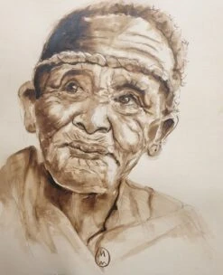 Portrait Terre De Cassel 1 - - Painting By -