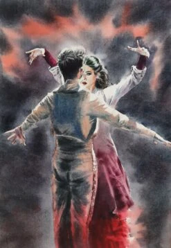 Танец огня - - Painting By -