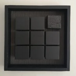S9- Carrés3 - - Sculpture By -
