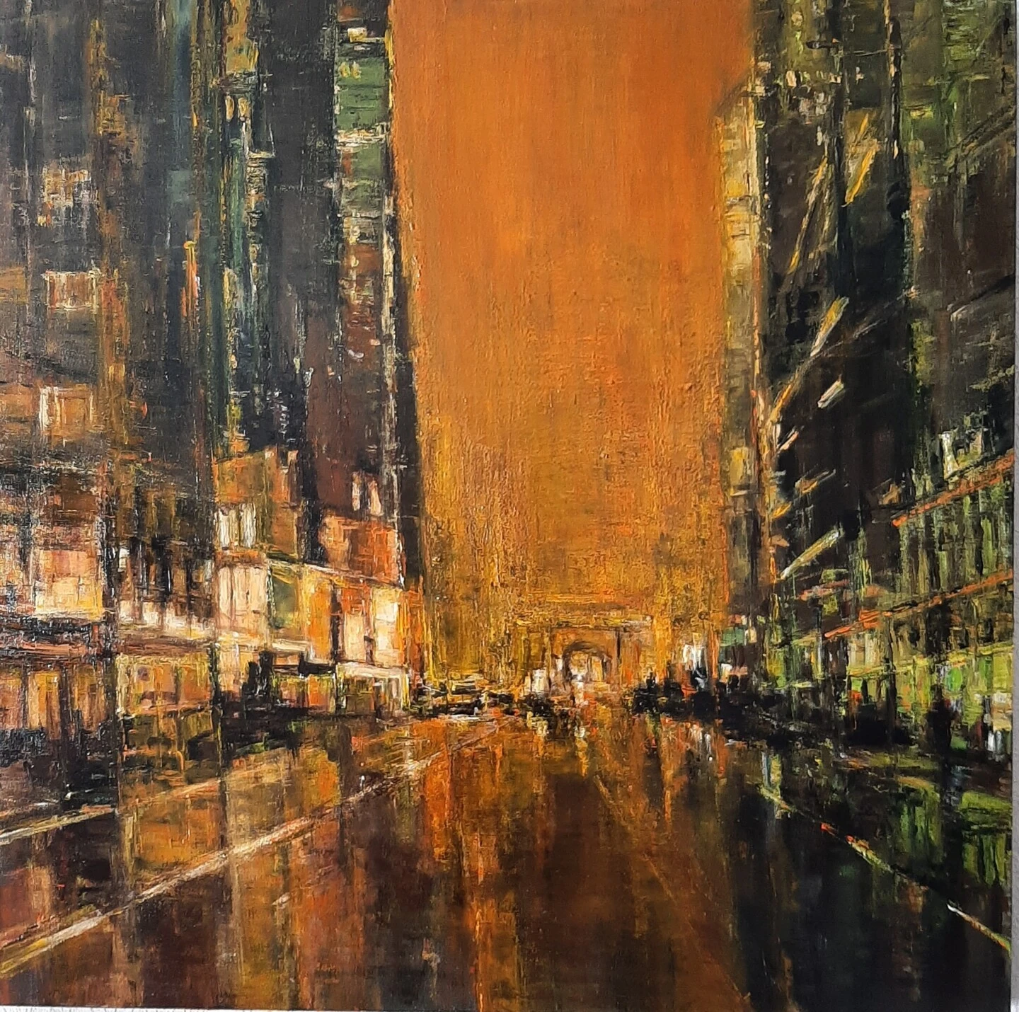 Reflets La Nuit - - Painting By - 3 Reflets La Nuit - - Painting By -