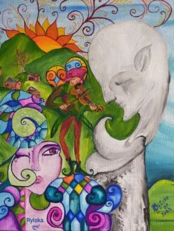 L'âme De La Vallée - - Painting By -