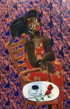 Teniola (Dating Site Series) - - Painting By -