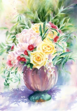 Garden Scent - Le Parfum Du Jardin - - Painting By -