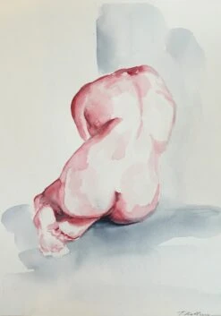 Nude Portrait Nr. 25 - - Painting By -