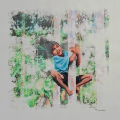 Menino Do Coqueiro - - Painting By -