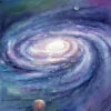 Space Spiral Galaxy - - Painting By - 1 Space Spiral Galaxy - - Painting By - -Cheap Paint Store 16376452 kosmos kartina akvarel