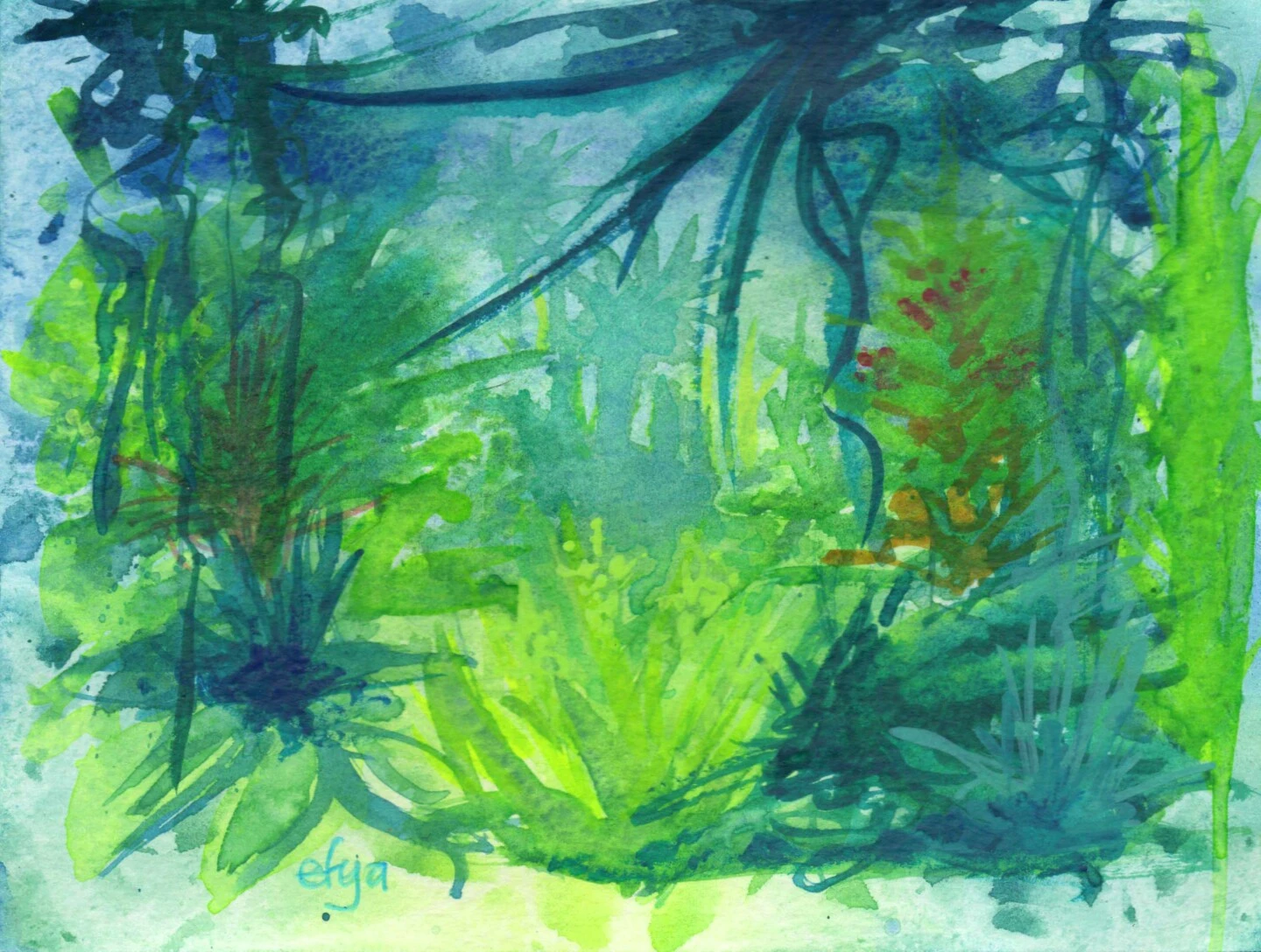 Jungle-I - - Painting By - 3 Jungle-I - - Painting By -