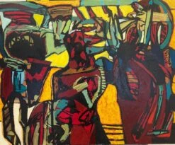 Dancing With The Spirits - - Painting By -