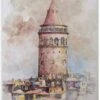İstanbul Galata Kulesi Aquarella - - Painting By - -Cheap Paint Store 16416628 img 20220926 115251 edit 101495910297531
