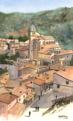 Albarracin - - Painting By -