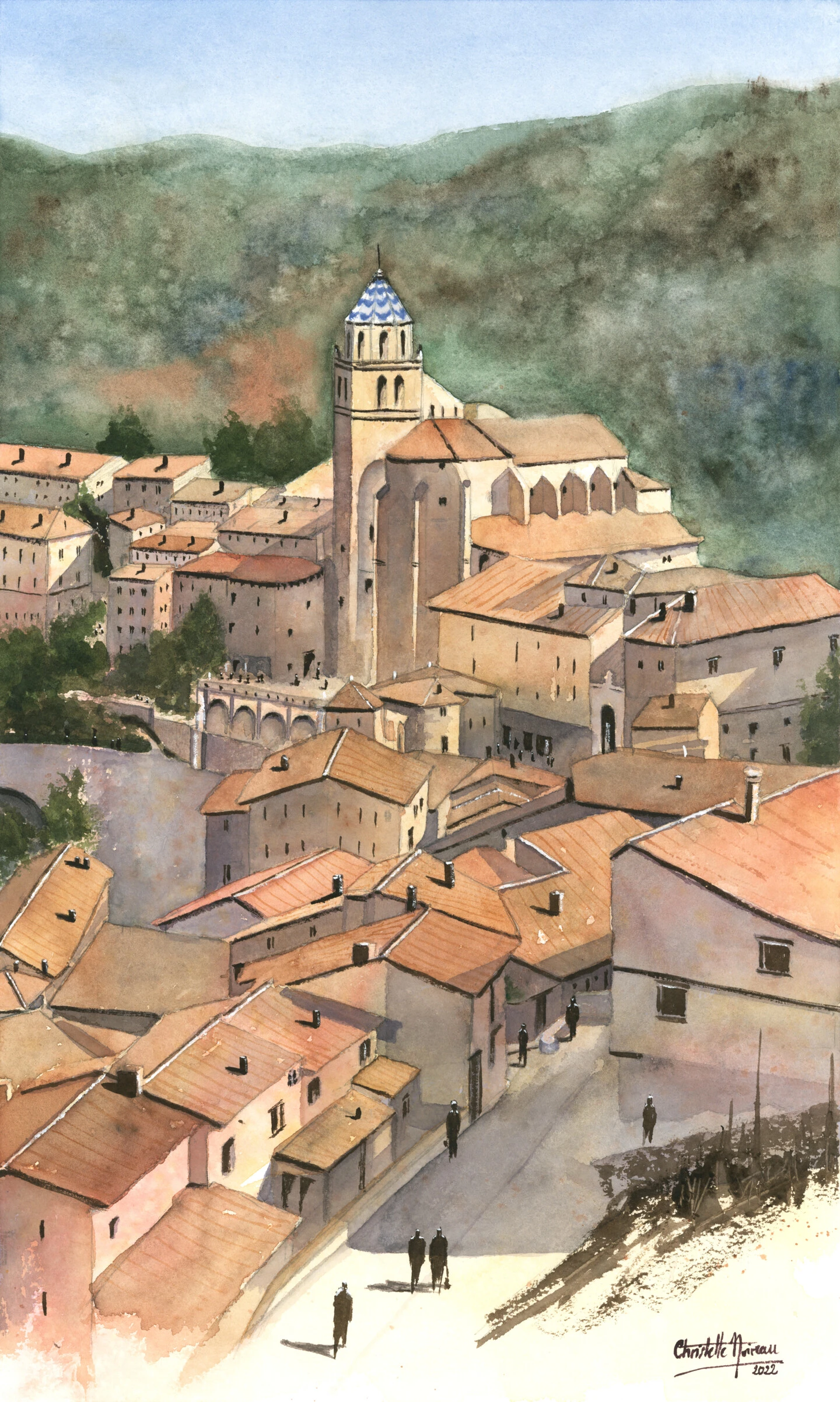 Albarracin - - Painting By - 3 Albarracin - - Painting By -