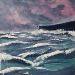 Tempête Sur La Sorcière - - Painting By -