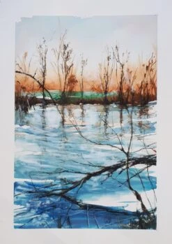 Chemilly - L'heure Bleue - - Painting By -