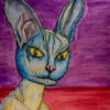 Sphynx - Cat - - Painting By - 2 Sphynx - Cat - - Painting By - -Cheap Paint Store 16459708 sphynx aquarell01