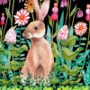 Lapin Dans Les Fleurs. Année Du Lapin - - Painting By - -Cheap Paint Store 16479343 lapin 1