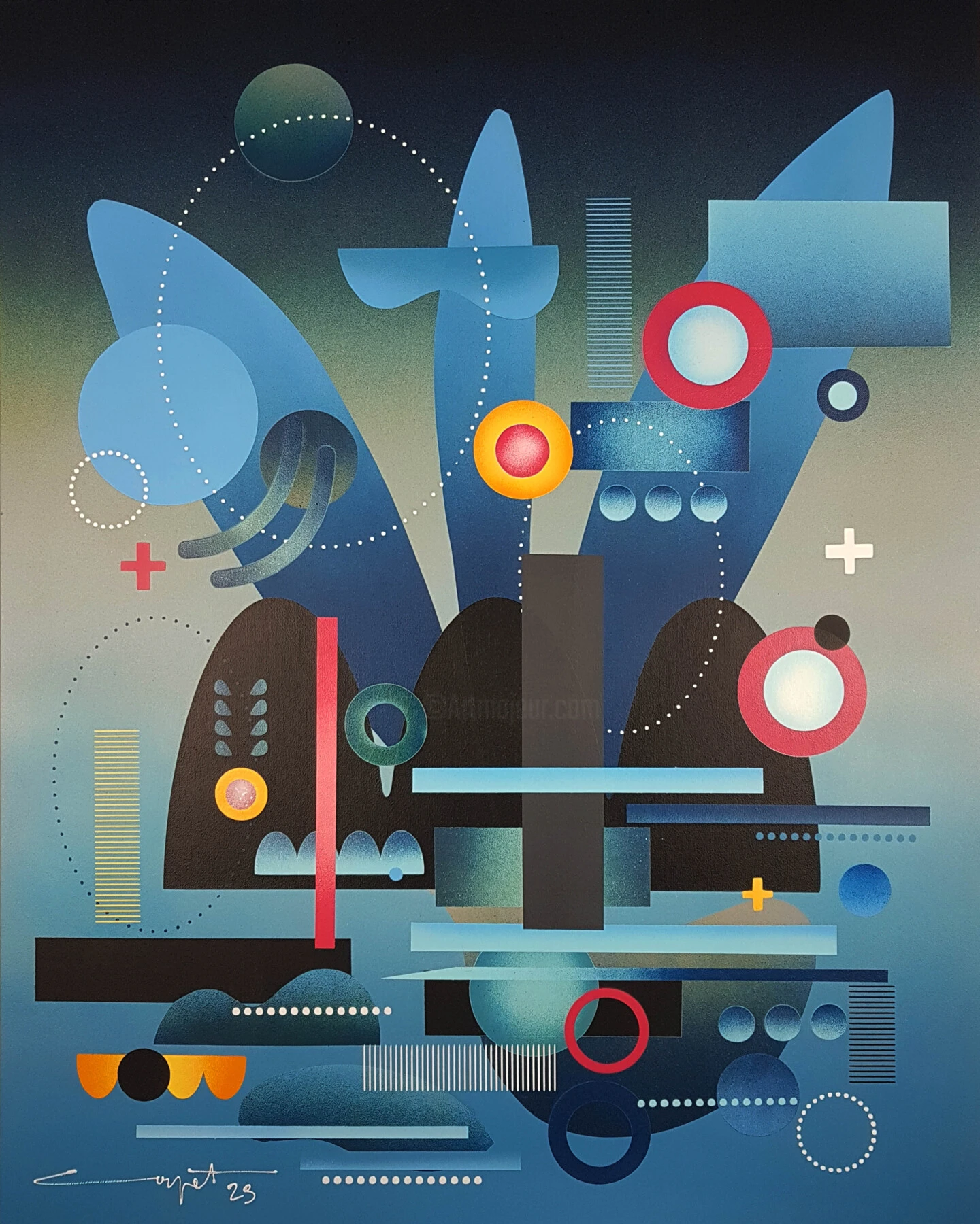 SEVEN SEAS - - Painting By - 3 SEVEN SEAS - - Painting By -