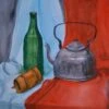 Still Life With A Teapot - - Painting By - -Cheap Paint Store 16504636 14
