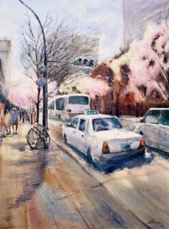 Spring Traffic - - Painting By -