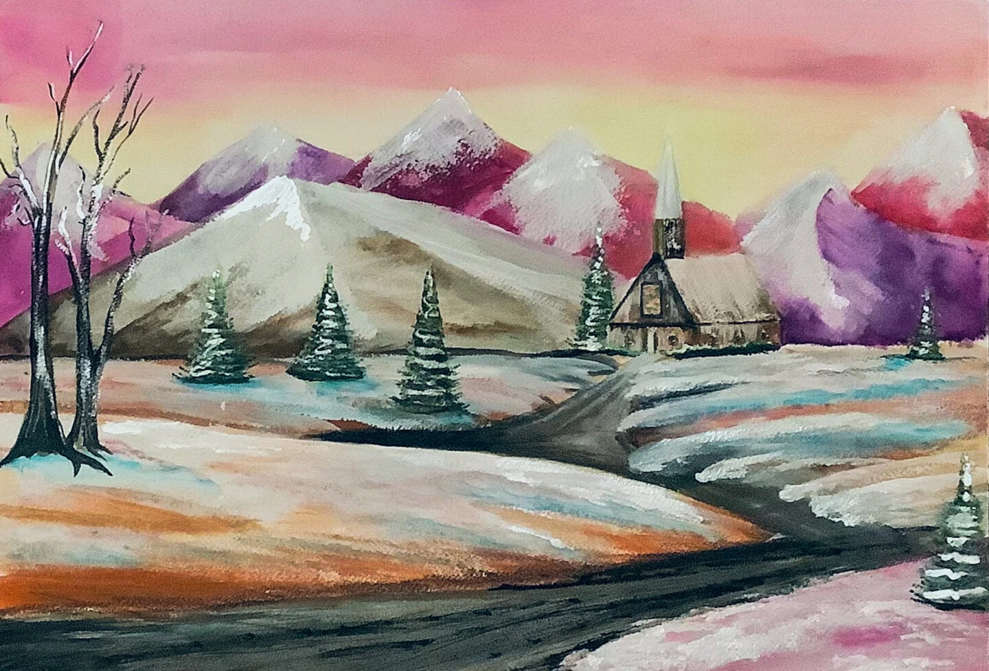 Winter Wonders - - Painting By - 2 Winter Wonders - - Painting By -