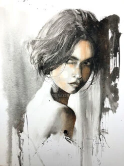 Regard D'encre S - - Painting By -