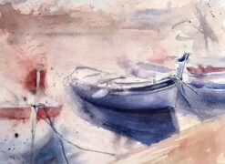 Pointus Port De Cassis - - Painting By -