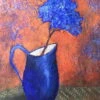 Hydrangea & Blue Jug - - Painting By - 2 Hydrangea & Blue Jug - - Painting By - -Cheap Paint Store 16581154 hyn