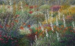 Jardin Coloré - - Painting By -