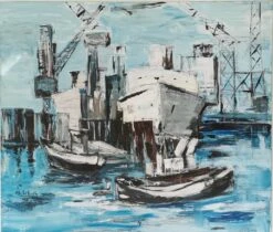 Hamburger Hafen - - Painting By -