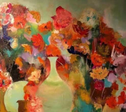 Home Of Flower - Painting By -