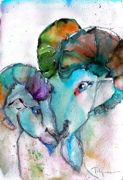 RAMS - - Painting By -