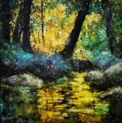 Les Couleurs Du Bonheur - - Painting By -