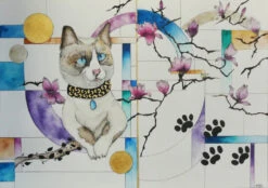 Socrate Le Chat - - Painting By -