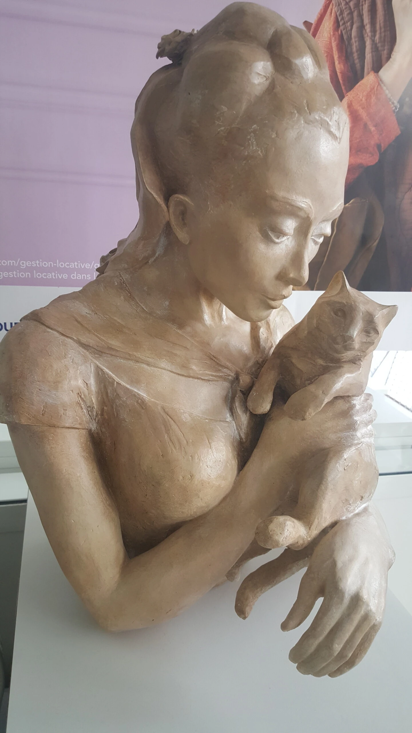 FEMME AU CHAT - - Sculpture By - 3 FEMME AU CHAT - - Sculpture By -