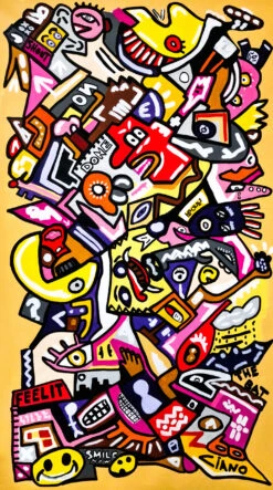 The Man With The Red Face - - Painting By -