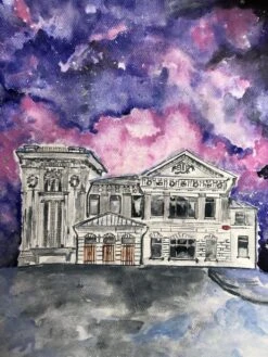 Space Music In Ulyanovsk - - Painting By -