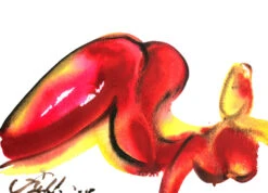CALIENTE 4 - - Painting By -