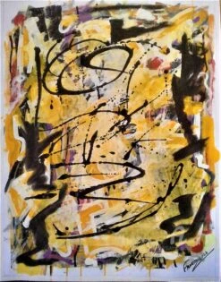 Linhas Abstratas ( OÁSIS) - - Painting By -