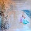 Duo En Bordure De Mer - - Painting By -