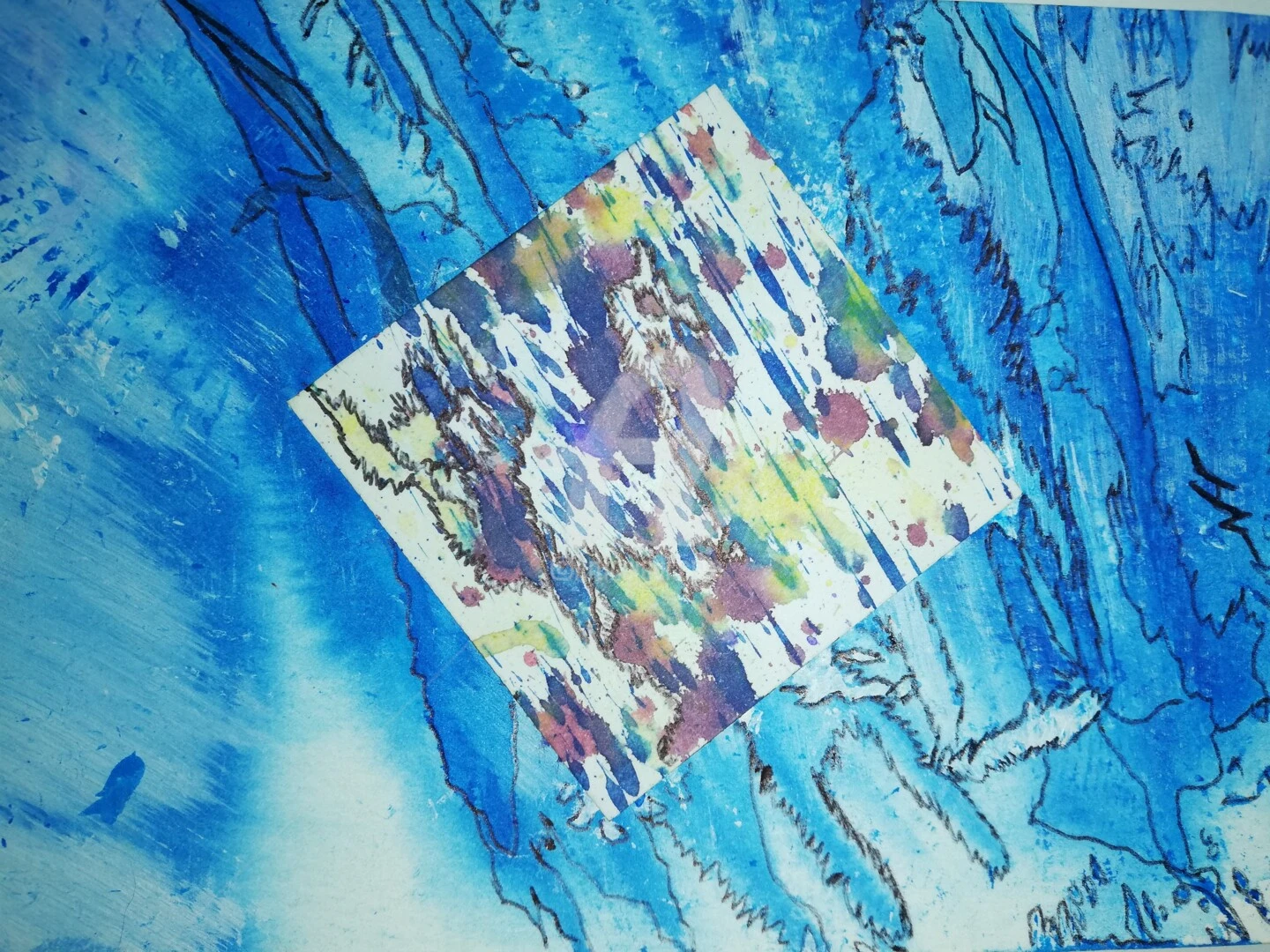 Abysse Profonde - - Painting By - 3 Abysse Profonde - - Painting By -