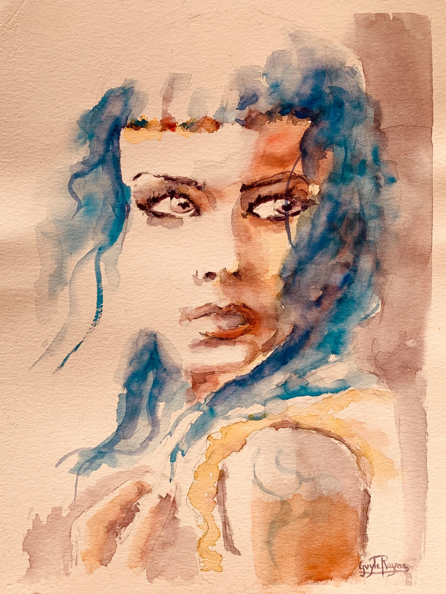 Regard Trouble - - Painting By - 3 Regard Trouble - - Painting By -