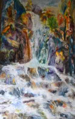 Torrentielle Cascade - - Painting By -