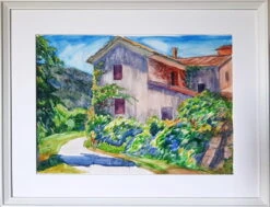 La Maison Rose - - Painting By -