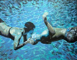 The Kiss - - Painting By -