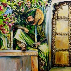 Spring Gate Of Maharaja's Palace. - - Painting By -
