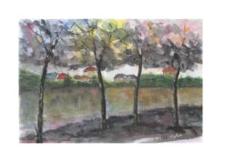 El Pueblo - - Painting By -