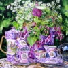 Still Life In The Garden - - Painting By - 2 Still Life In The Garden - - Painting By - -Cheap Paint Store 16717096 still life with tea set in the garden